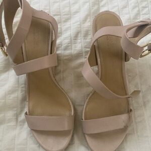 Well loved Michael kors leather wedges
